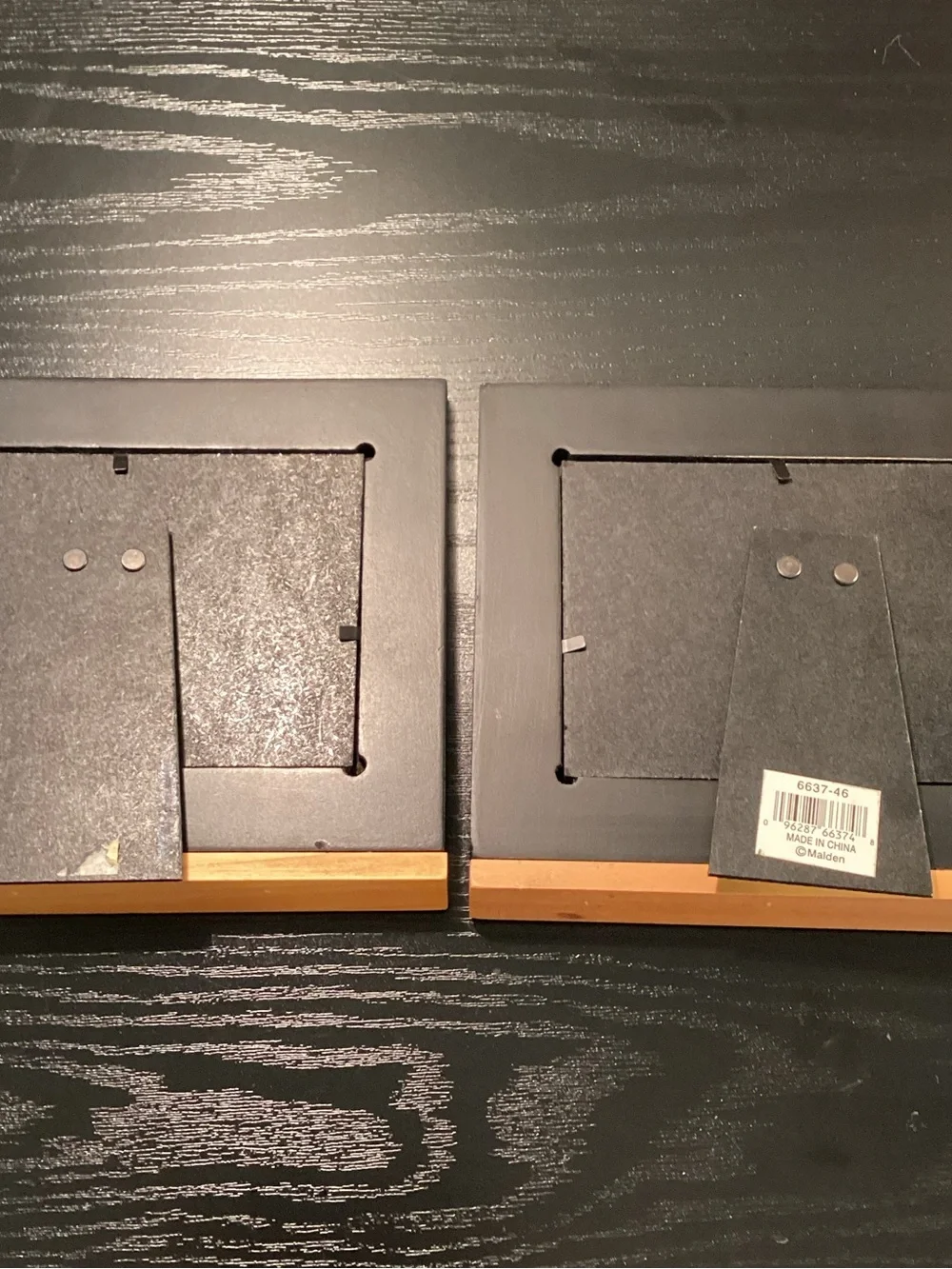 Faux Chalkboard Photo Frame Pair - Grandpa & Grandma with Chalk Accents